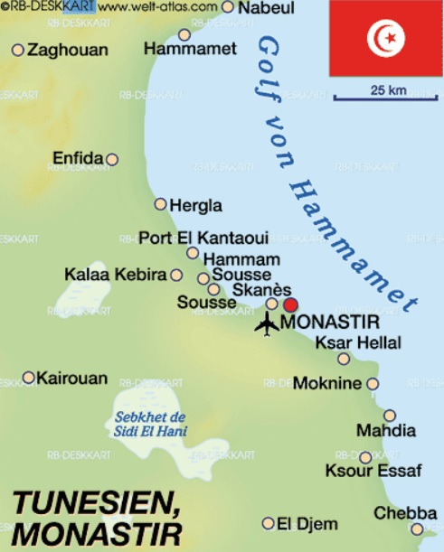 Harta Tunisia