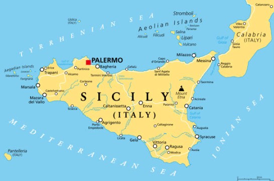 harta Sicilia
