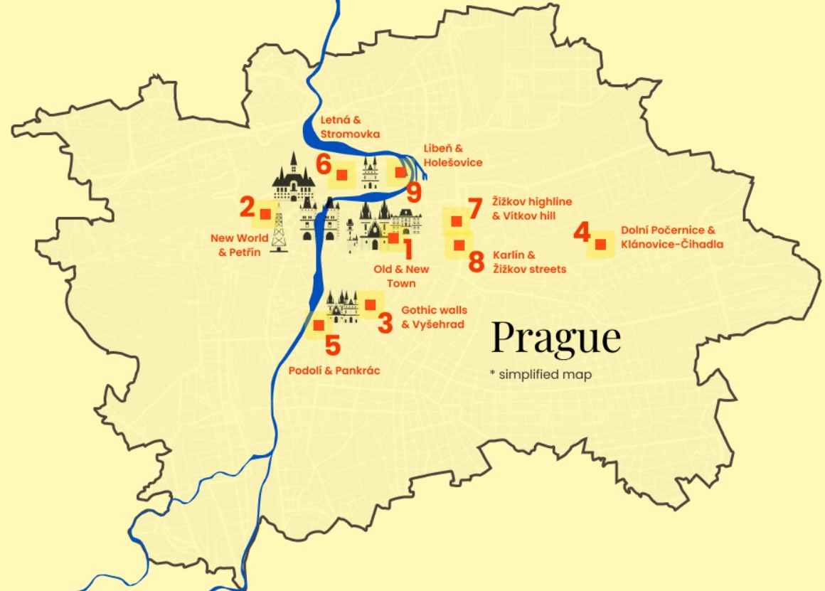 Harta Praga