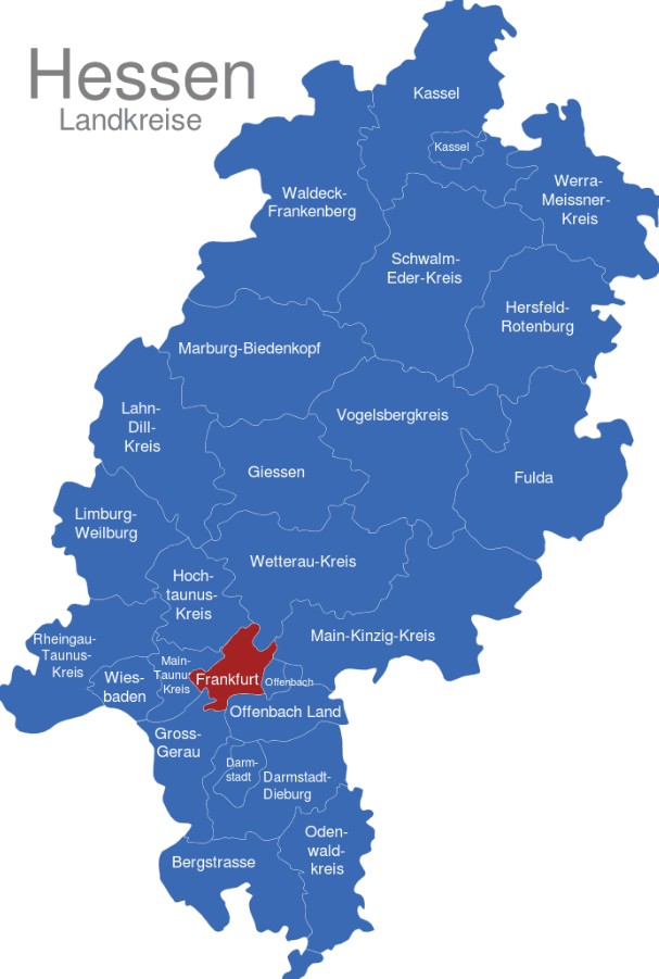 Harta Hessen