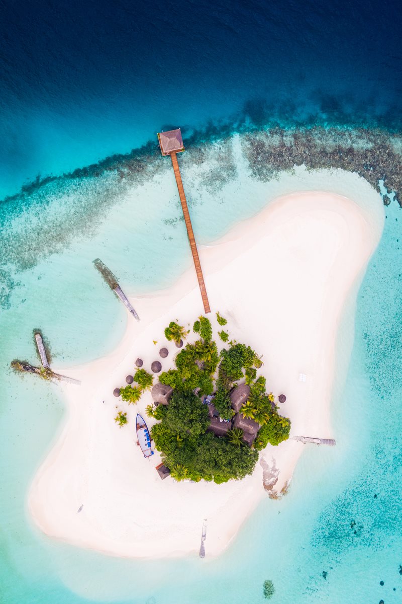 vedere aeriana Ari Atoll