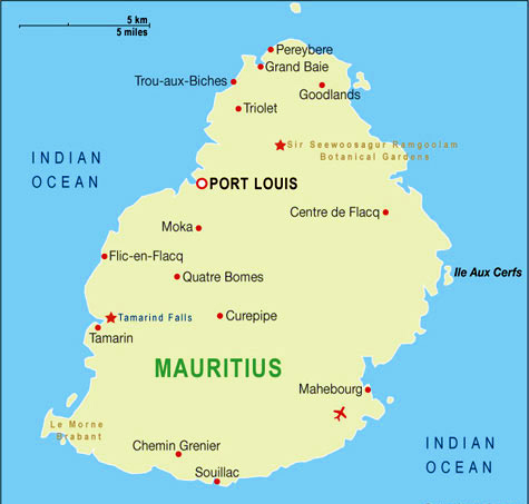 Harta Mauritius