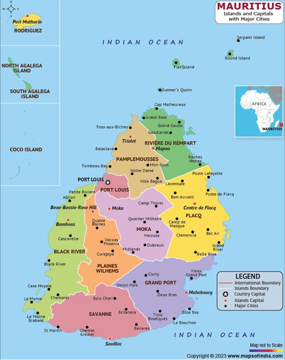 Harta Mauritius