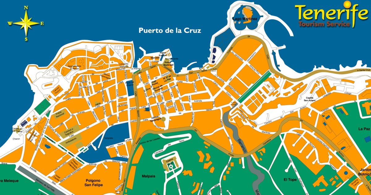 Harta Puerto de la Cruz