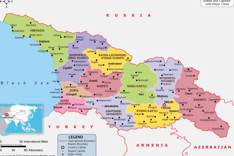 Harta Georgia