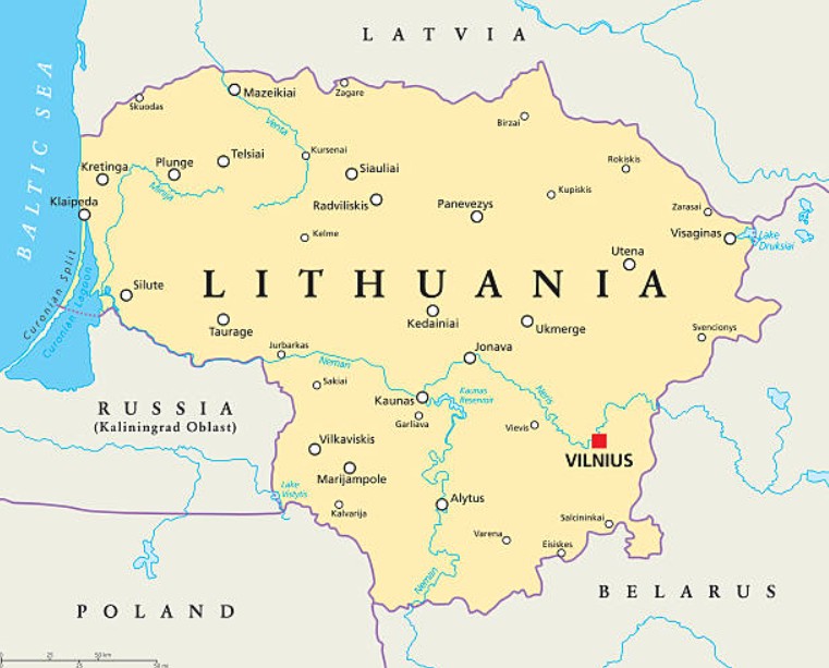 harta Lituania