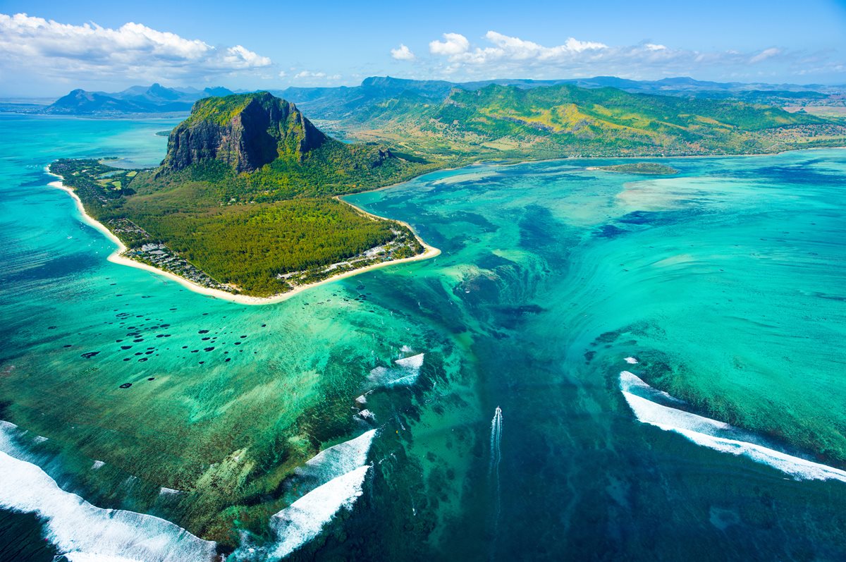 mauritius aerian view 2