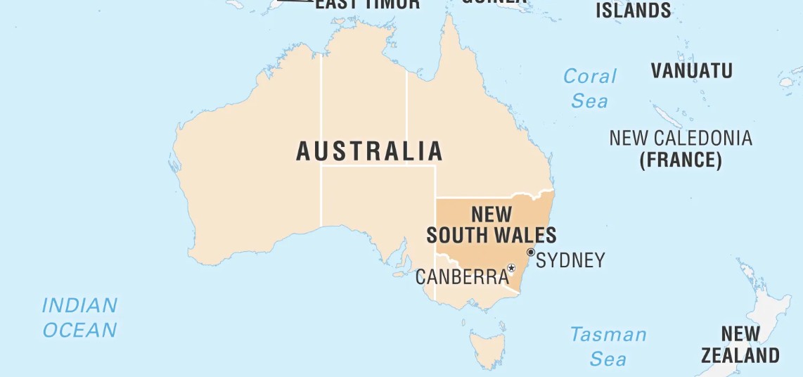 Harta NSW