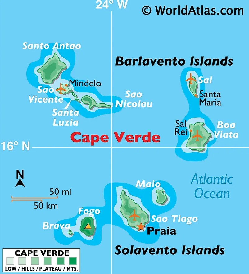 Harta Insulelor Capului Verde