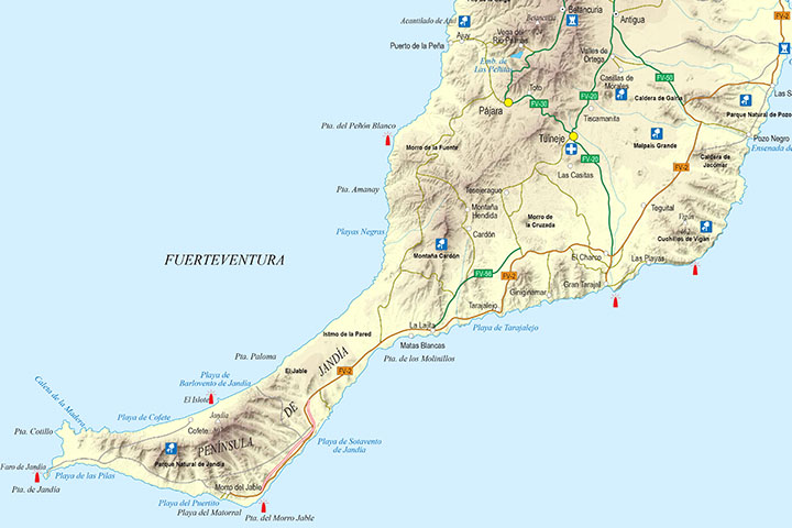 Harta Fuerteventura