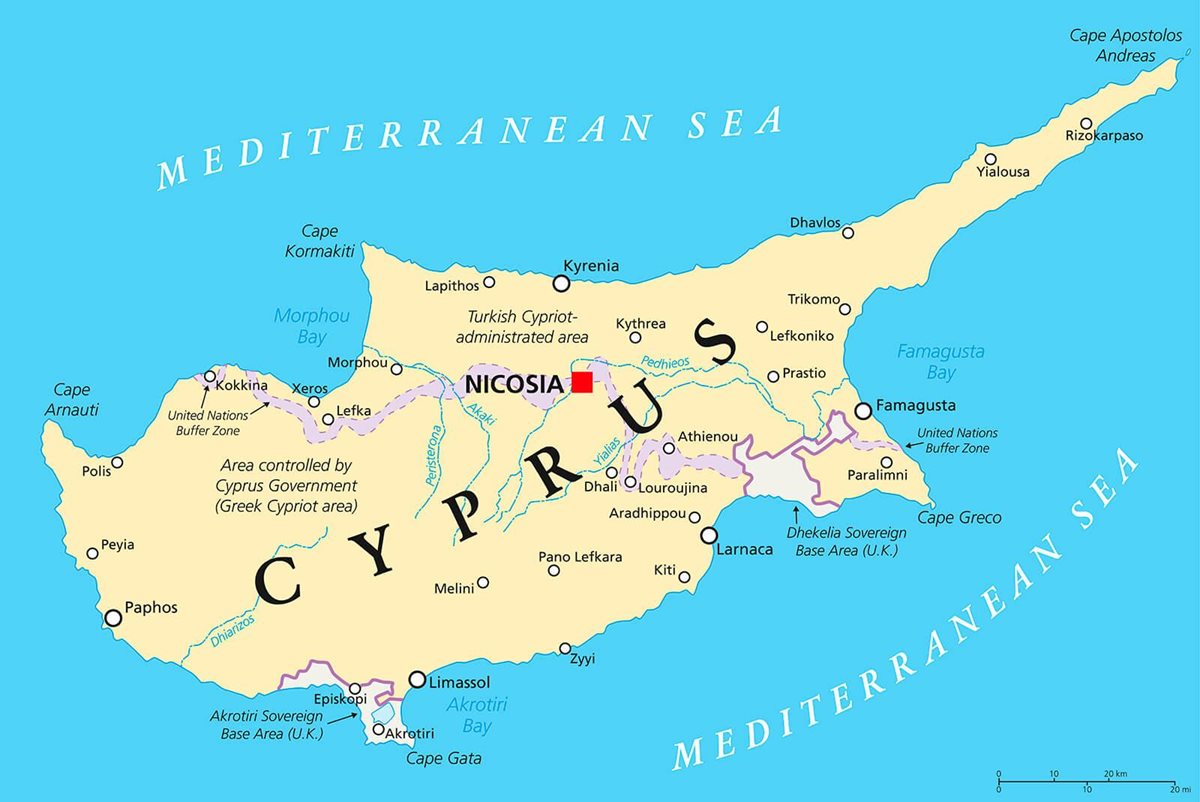 Harta Cipru Harta Cipru