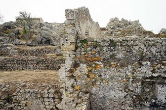 Angelokastro, ruine