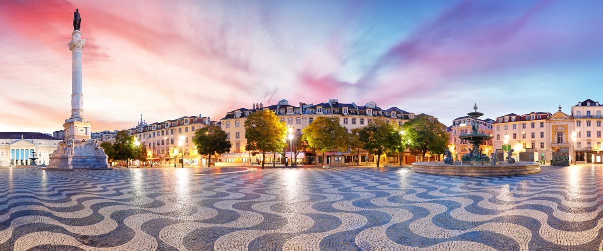 Piata Rossio - Lisabona 