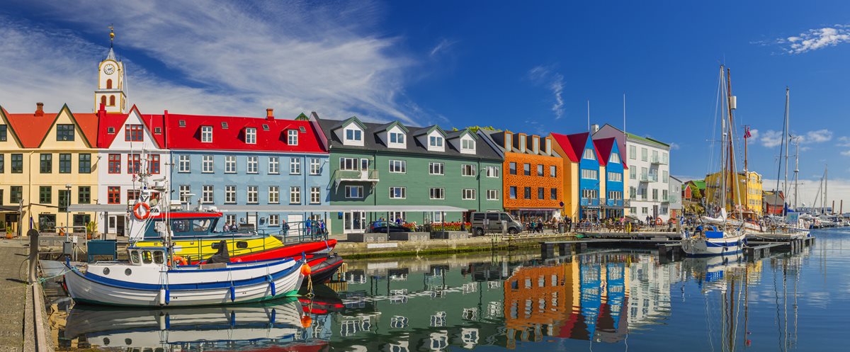  Orasul Torshavn - capitala Insulelor Feroe, Danemarca