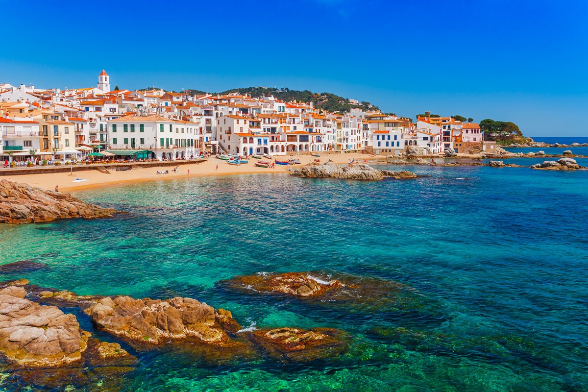 Satul Calella de Palafrugell  - Costa Brava