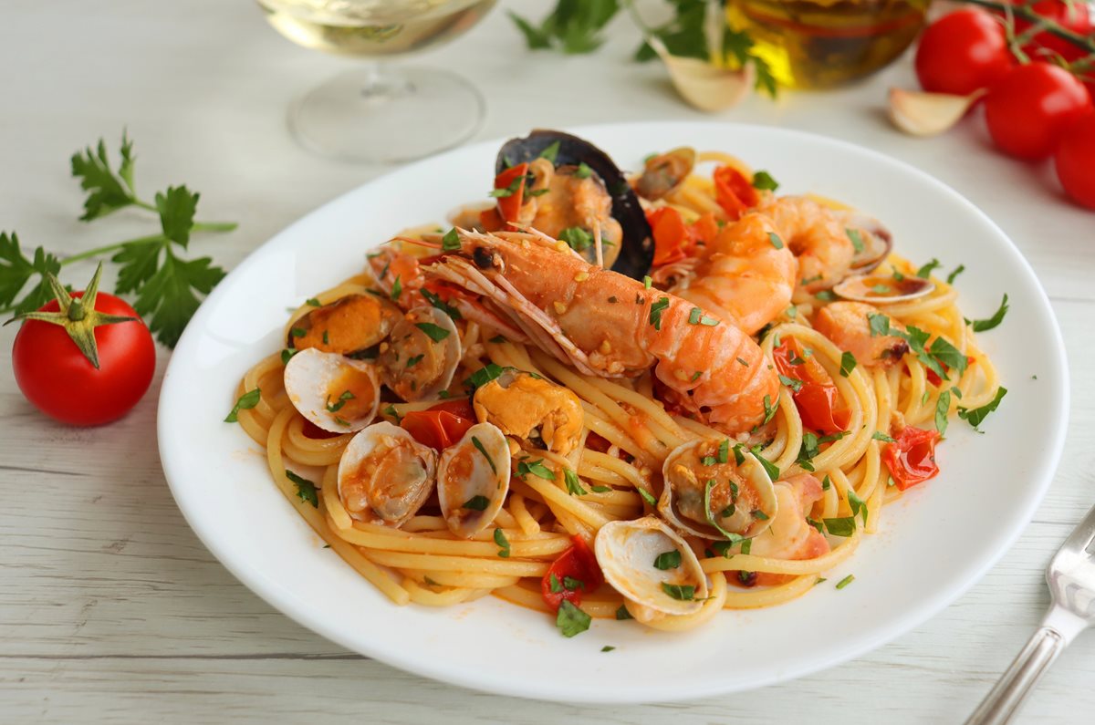Spaghetti cu fructe de mare - Casamicciola Terme