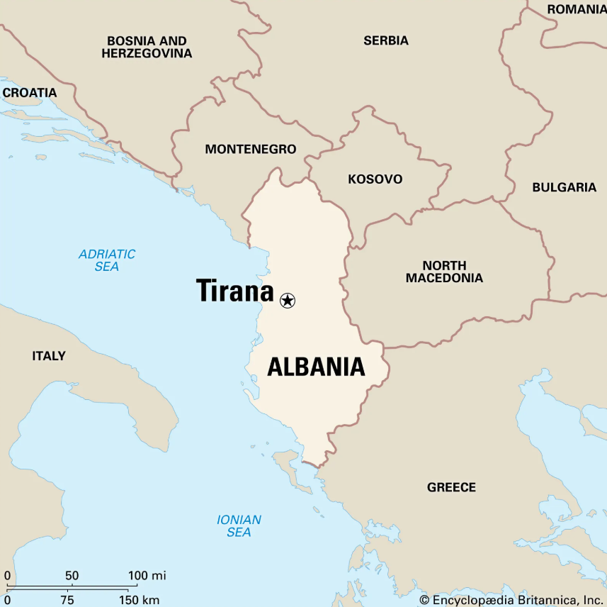 Harta - Tirana