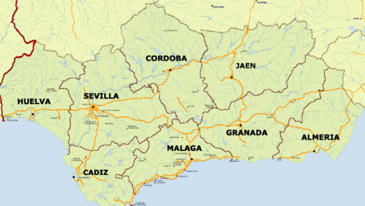 Harta Andaluzia
