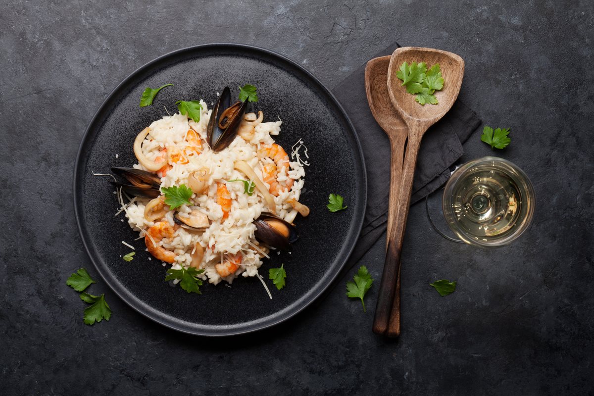 Fructe de mare cu risotto - Playa Blanca