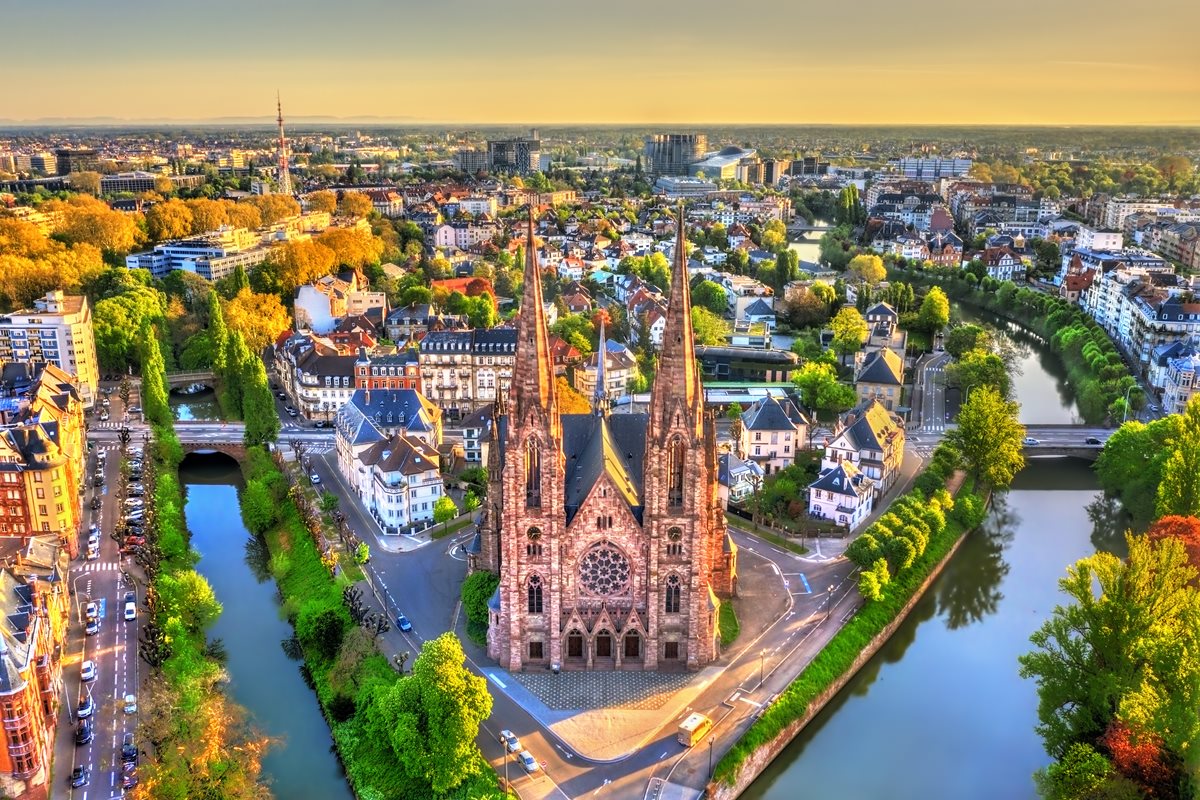 Biserica St Paul in Strasbourg - Alsacia