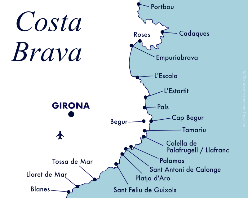 Harta Costa Brava