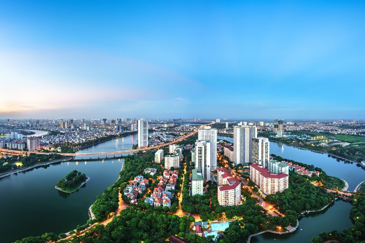 Vedere aeriana - Vietnamul de Nord