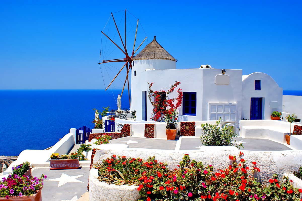 Moara de vant - Oia, Santorini Moara de vant - Oia, Santorini